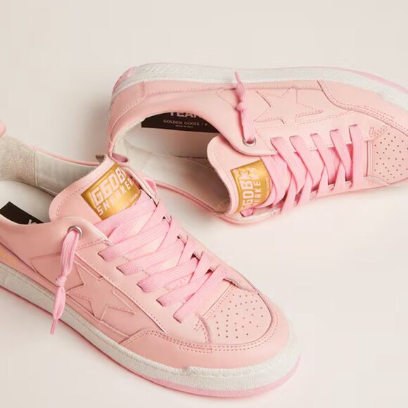 COPY - Golden Goose Yeah Sneakers in Pink Rose Quartz - Picture 1 of 7